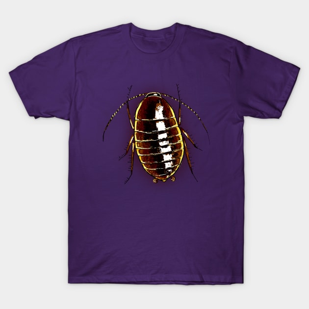 Bugs-6 Cockroach T-Shirt by Komigato